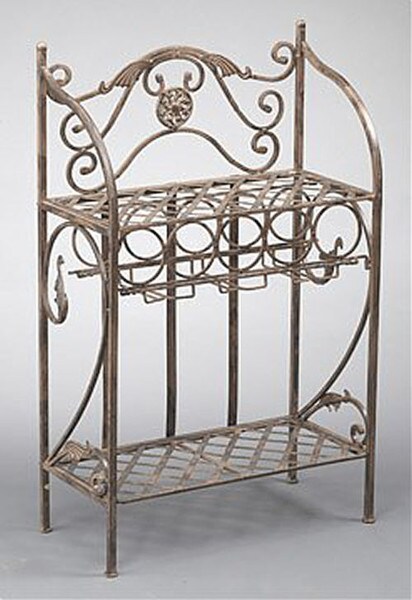 High End Metal Wine Rack - Indoor or outdoor use
